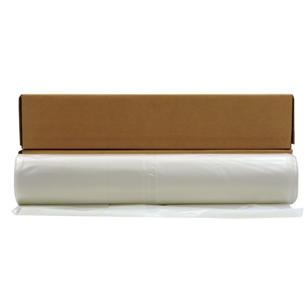 PolyAmerica 20′ X 100′ Clear 4 mil Polyethylene Husky Plastic Sheeting TriState Industrial