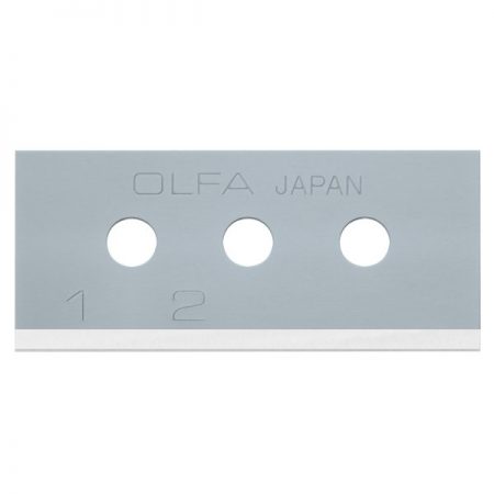 OLFA SKB-10/10B: 10 Lame Rettangolari Di Precisione, 40x17,8x0,4 Mm, Color Argento