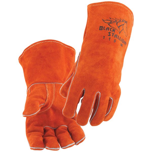 Black Stallion Leather Welding Gloves