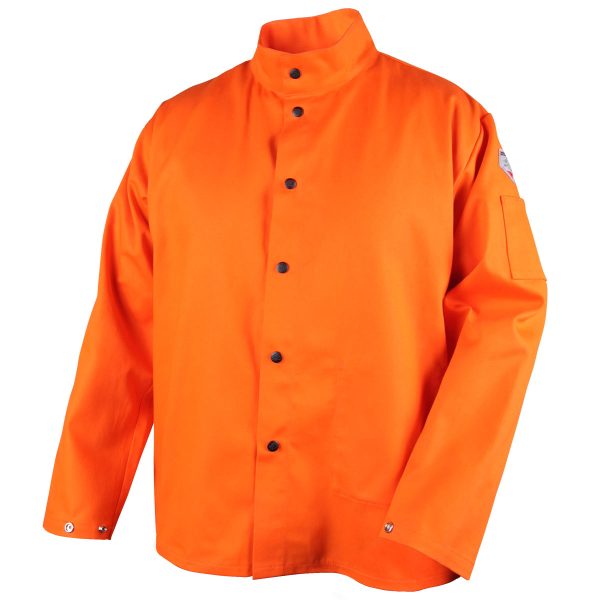 Black Stallion flame resistant jacket, orange