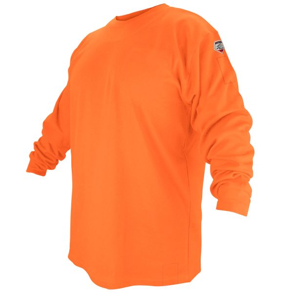Black Stallion flame resistant long sleeve shirt, orange