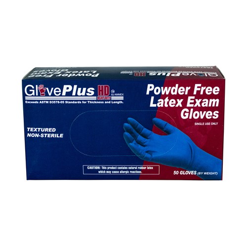 Ammex Medium Powder-Free Disposable Latex Gloves