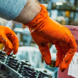 Gloveworks Heavy Duty Nitrile Latex Free Industrial Disposable Gloves, X- Large, Orange, 100/Case - Yahoo Shopping