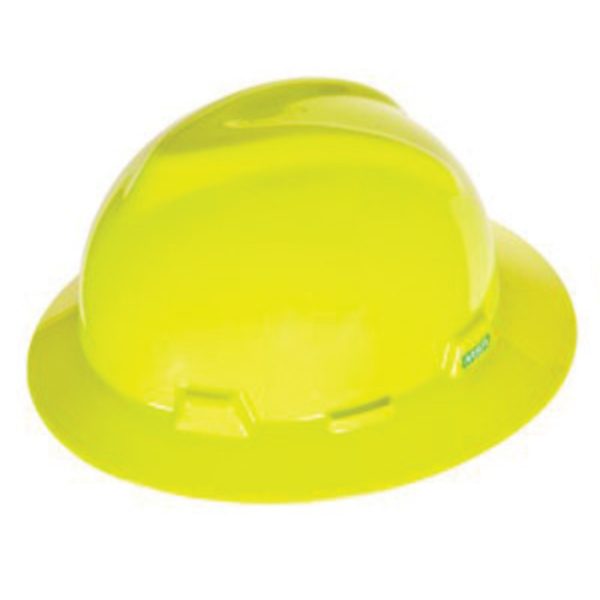 MSA v gard full brim yellow