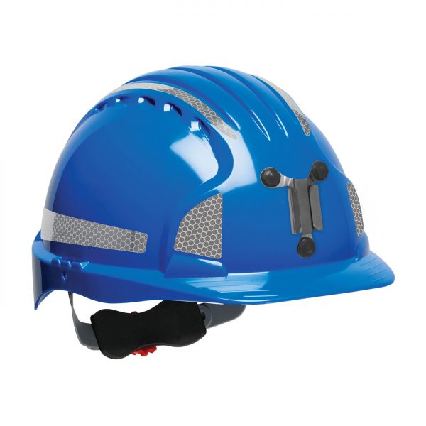 Evolution Deluxe 6151 mining hard hat blue