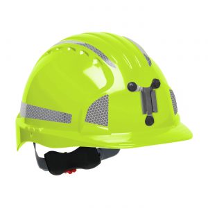 Evolution Deluxe 6151 mining hard hat lime yellow