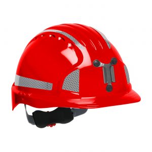 Evolution Deluxe 6151 mining hard hat red