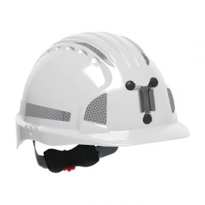 Evolution Deluxe 6151 mining hard hat white