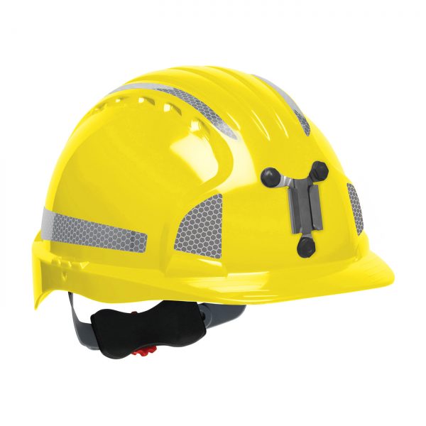 Evolution Deluxe 6151 mining hard hat yellow