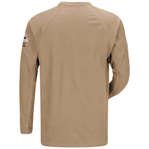 Bulwark Henley Fire resistant shirt back side