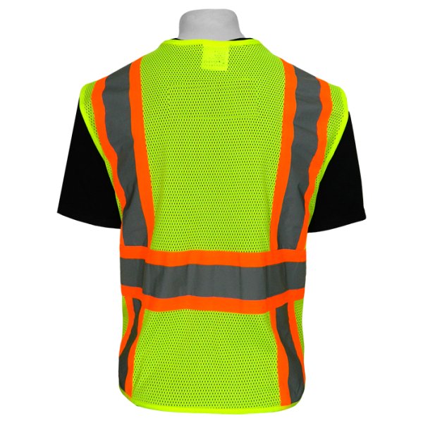 Global Frogwear GLO-002 ANSI 2 Vest back