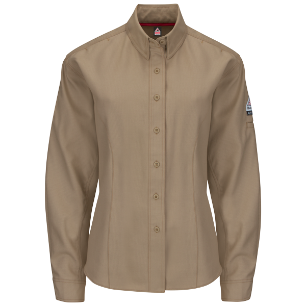 iQ series Flame resistant shirt woman's in kahki