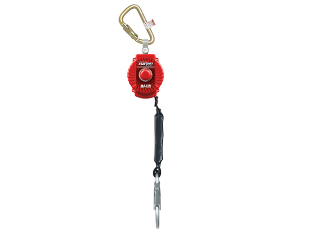 Miller MFL-3-Z7/6FT TurboLite 6-Foot Personal Fall Limiter Without Unit Connector Red 