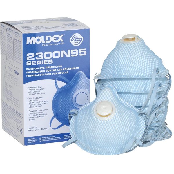 Moldex 2300N95 Disposable Respirator with exhaust valve