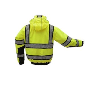 GSS Safety Onyx 3-in-1 hivis bomber jacket back