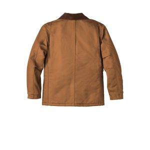 Carhartt Duck Traditional Coat CTC003 Brown Back