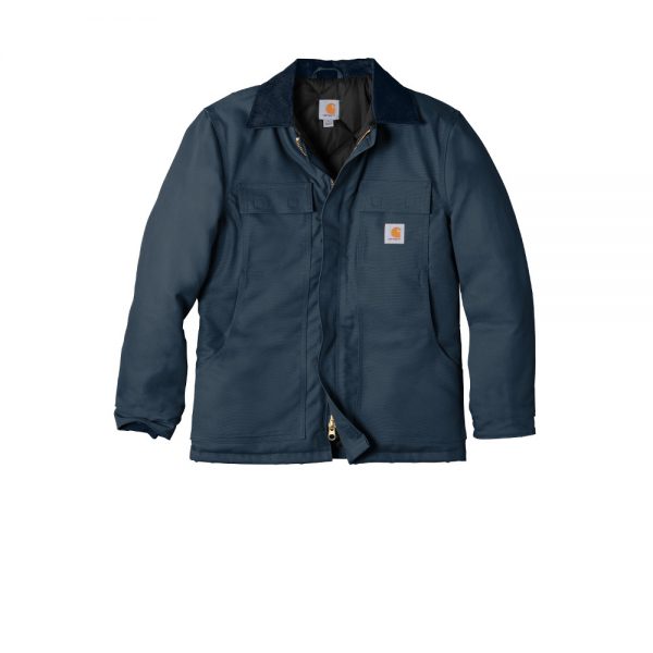 Carhartt Duck Traditional Coat CTC003 Navy Front