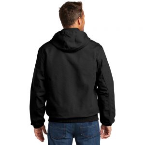 Carhartt Thermal Lined Duck Active Jacket CTJ131 Black Man Back