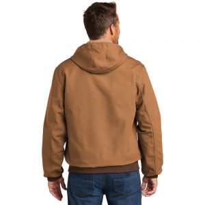 Carhartt Thermal Lined Duck Active Jacket CTJ131 Brown Man Back