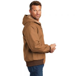 Carhartt Thermal Lined Duck Active Jacket CTJ131 Brown Man Side