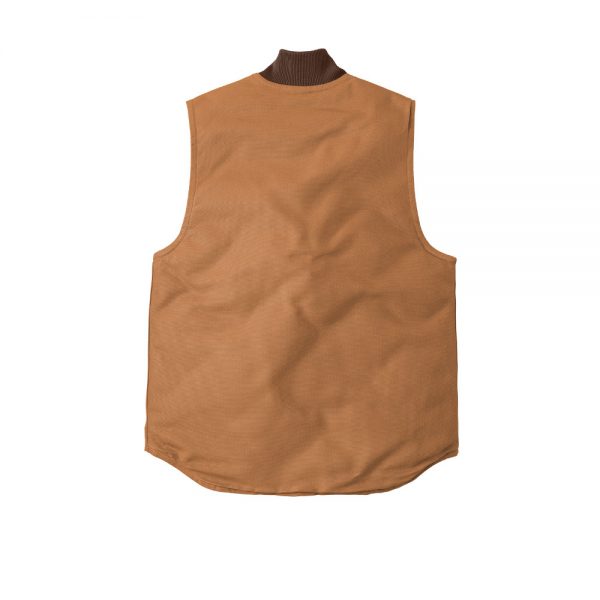 Carhartt Duck Vest CTV01 Brown Back