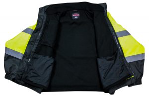 Radians SJ210B-3ZGS 3-in-1 Bomber Style Jacket Together Open