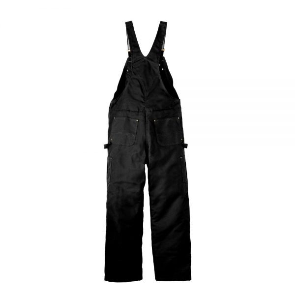 Carhartt Black CTR41 Overalls with Bib Back