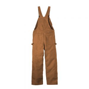 Carhartt Brown CTR41 Overalls with Bib Back