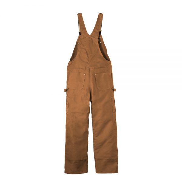 Carhartt Brown CTR41 Overalls with Bib Back