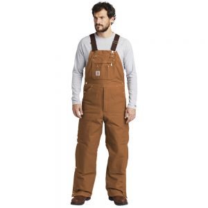 Carhartt Brown CTR41 Overalls with Bib