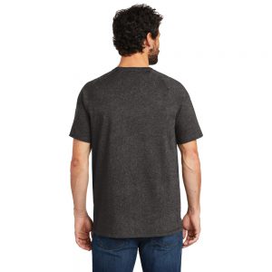 Carhartt Force Cotton Delmont Short Sleeve T-Shirt CT100410 Carbon Heather Man Back