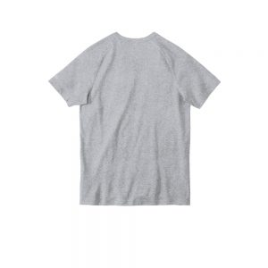Carhartt Force Cotton Delmont Short Sleeve T-Shirt CT100410 Heather Gray Back