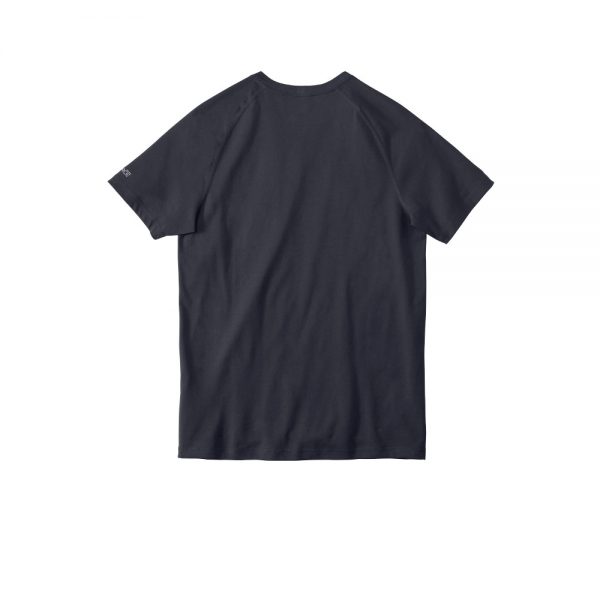 Carhartt Force Cotton Delmont Short Sleeve T-Shirt CT100410 Navy Back