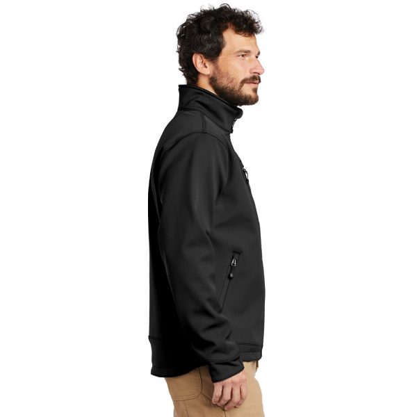 Carhartt Crowley Soft Shell Jacket CT102199 Black Man Side