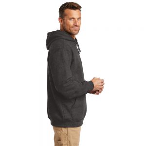 Carhartt Midweight Hooded Sweatshirt CTK121 Carbon Heather Man Side