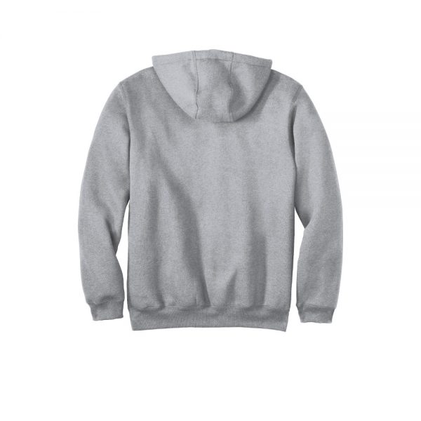 Carhartt Midweight Hooded Sweatshirt CTK121 Heather Grey Back