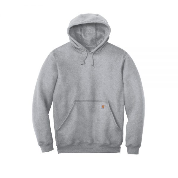 Carhartt Midweight Hooded Sweatshirt CTK121 Heather Grey Front