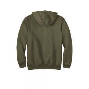 Carhartt Midweight Hooded Sweatshirt CTK121 Moss Green Back