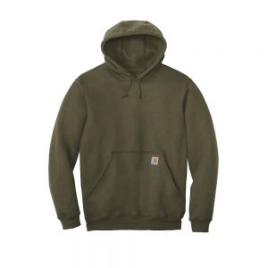 Carhartt Midweight Hooded Sweatshirt CTK121 Moss Green Front