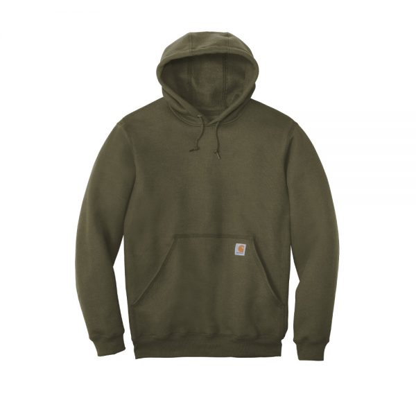 Carhartt Midweight Hooded Sweatshirt CTK121 Moss Green Front