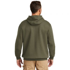 Carhartt Midweight Hooded Sweatshirt CTK121 Moss Green Man Back