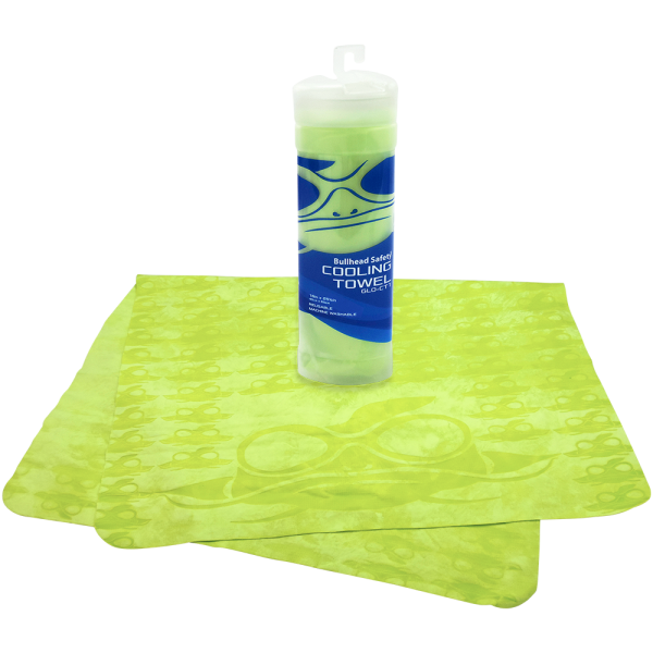 Global Glove Bullhead Safety Cooling Towel Yellow