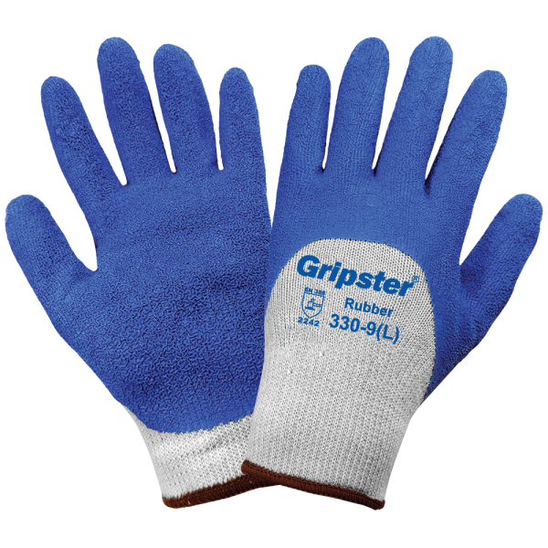 Global Glove 330 Blue Rubber Coated