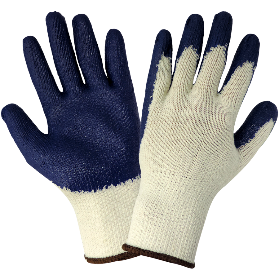 Global Glove S966 String Knit Rubber Dipped Gloves TriState