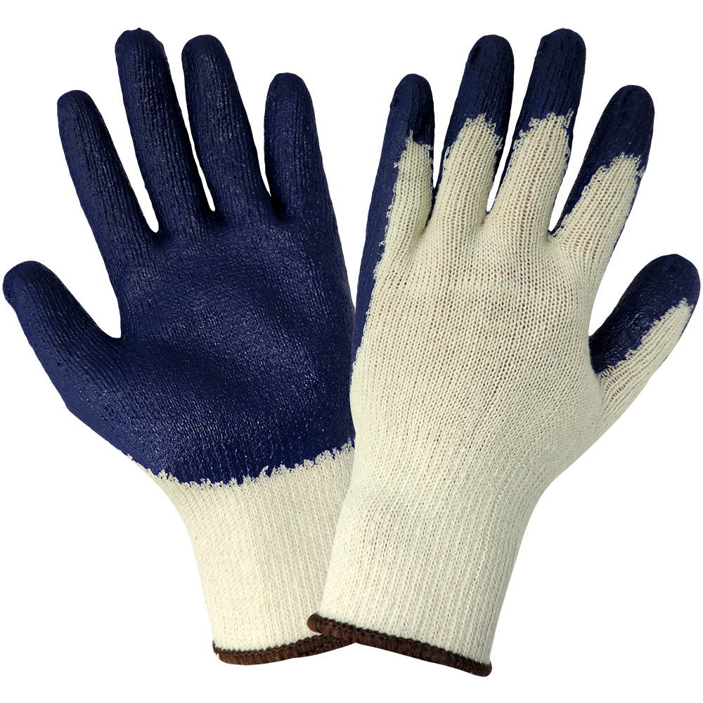 Global Glove S966 - String Knit Rubber Dipped Gloves