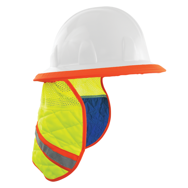 Global High Vis Cooling Neck Shade for Hard Hats