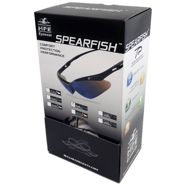 Bullhead BH2259 Safety Glasses with Mirrored Lens Box