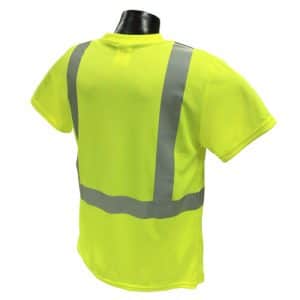 Radians ST11 Class 2 Reflective T-shirt Yellow Back