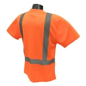 Radians ST11 Class 2 Reflective T-shirt Orange Back