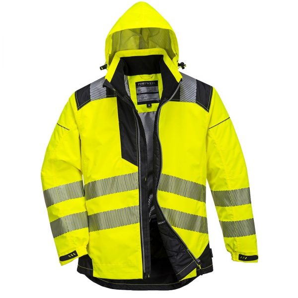 PortWest PW3 Hi-Vis Winter Jacket T400